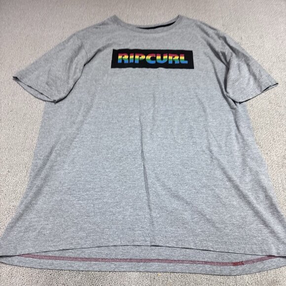 Ripcurl T-Shirt Men’s Gray Short Sleeve Size XXL - Picture 7 of 10